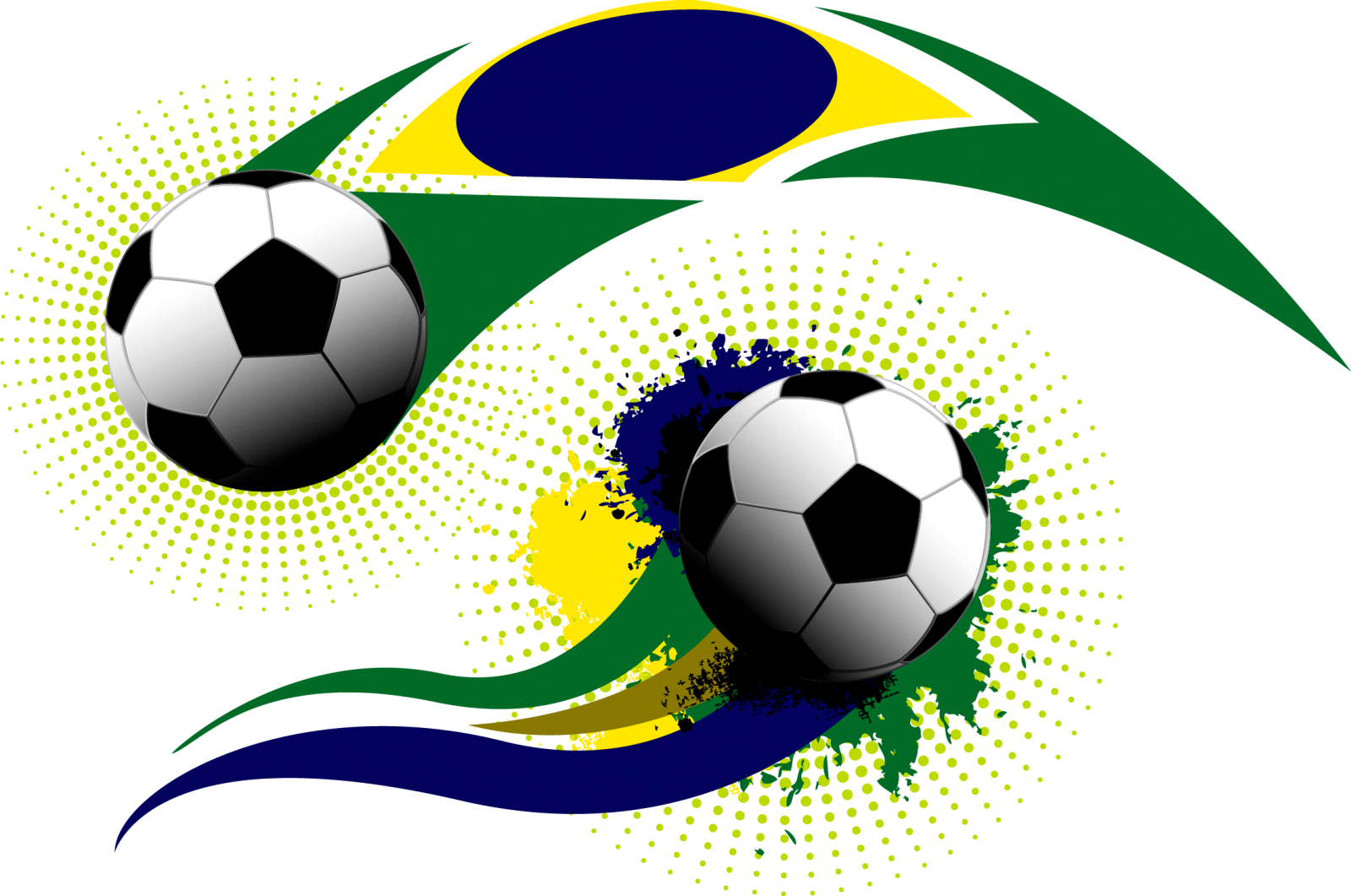 a soccer ball with the flag of brazil on it