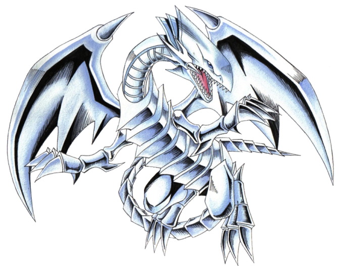 a drawing of a white and black dragon