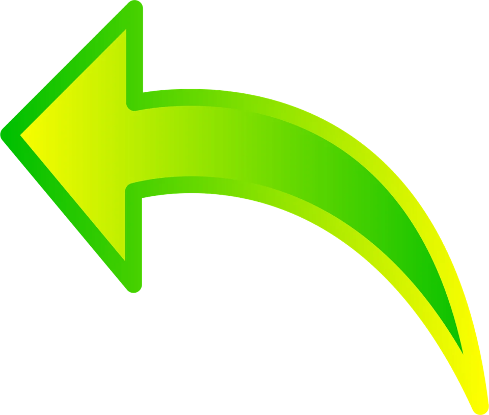 a green arrow pointing to the right