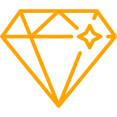 a diamond with a star on it