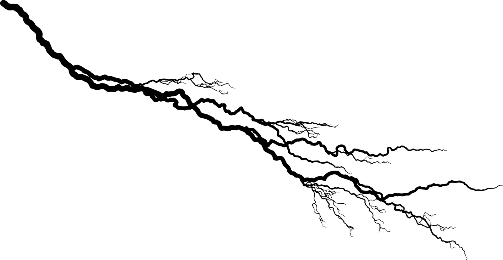 a black and white map of new zealand