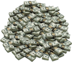 a pile of money