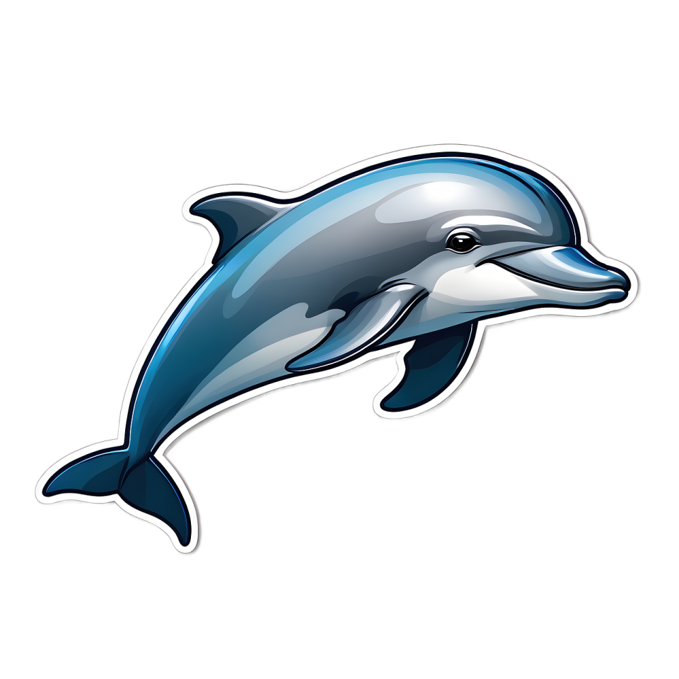 a dolphin jumping out of the water