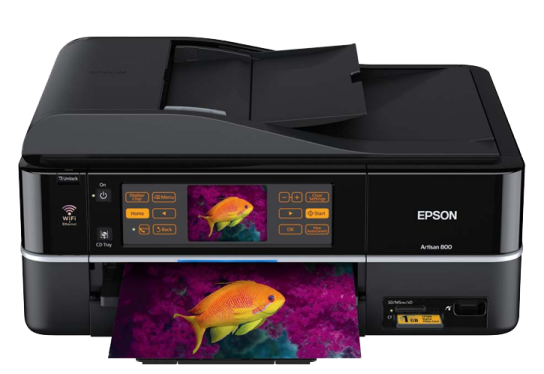 a printer with a fish on it