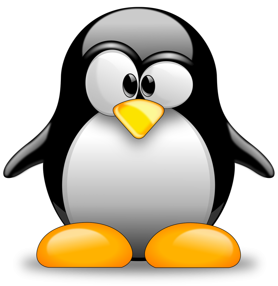 a cartoon penguin sitting on the ground