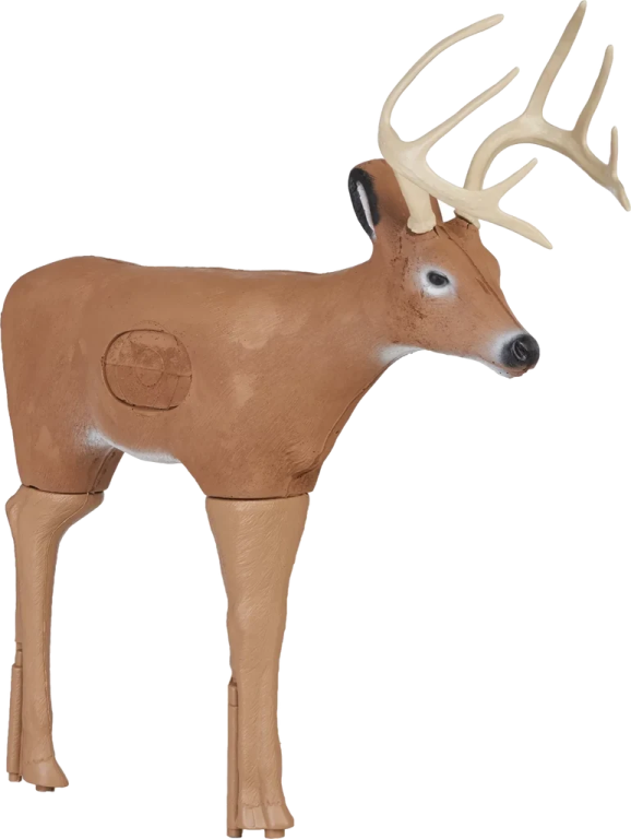 a brown deer with ants on it's head