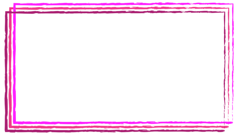 a pink frame on a white background