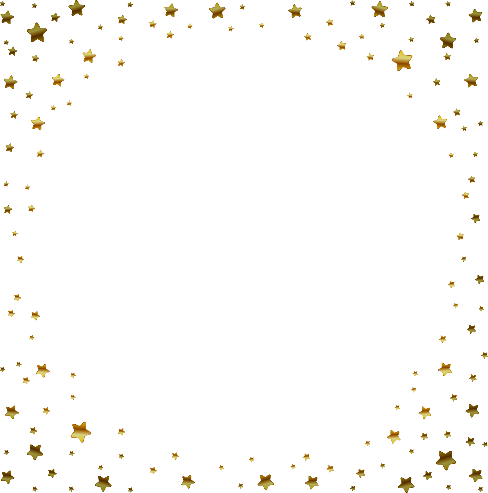 a white background with gold stars