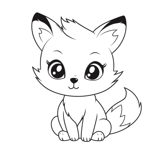 how to draw a cute fox