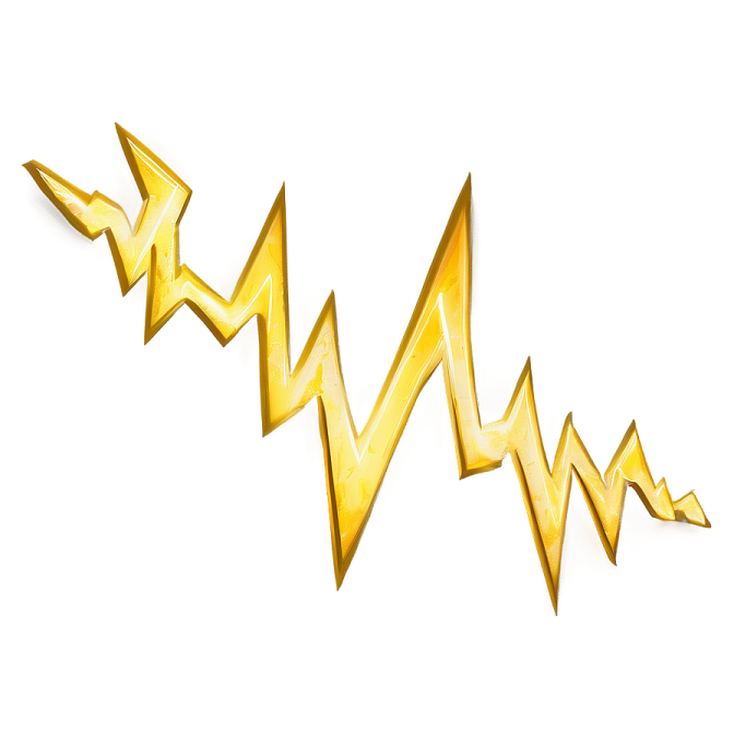 a gold arrow on a white background