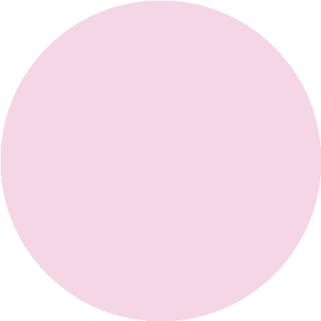 a pink circle on a white background