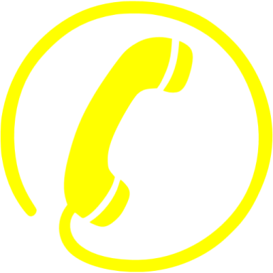 a phone icon in a circle