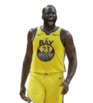 a basketball player wearing a yellow uniform