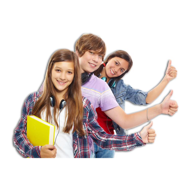 a group of young people