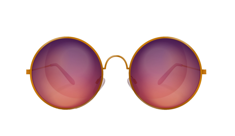 a pair of sunglasses on a white background