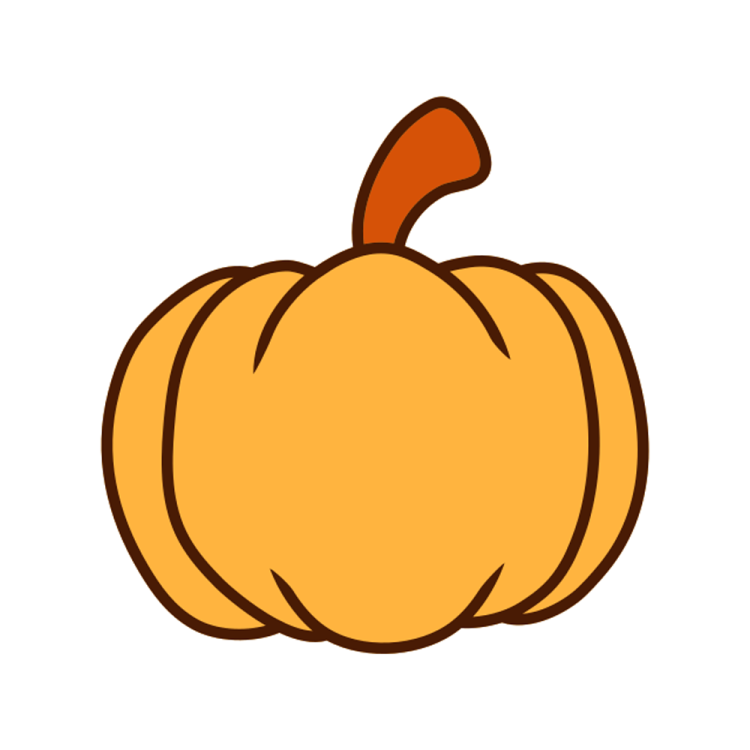 a pumpkin on a white background