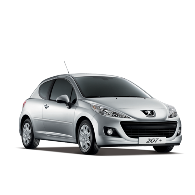 a silver car on a white background