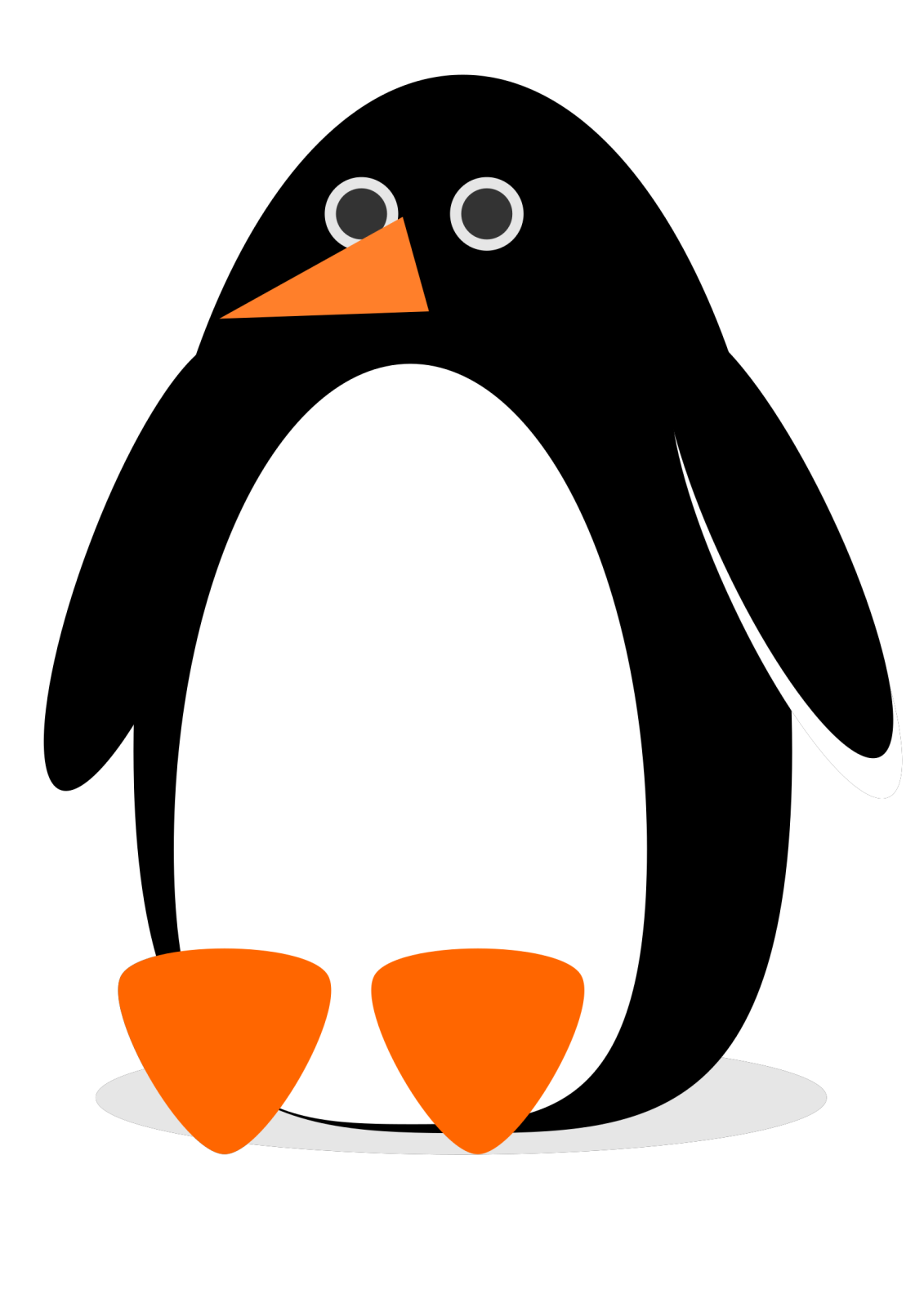 a penguin with sunglasses on it's face