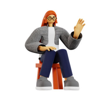 a doll sitting on top of a chair