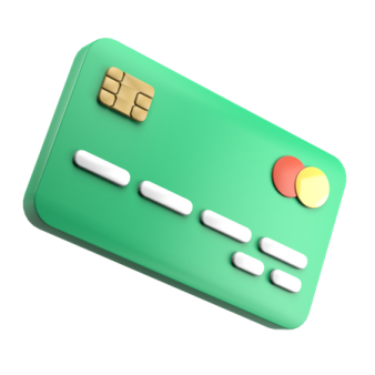 a green credit card