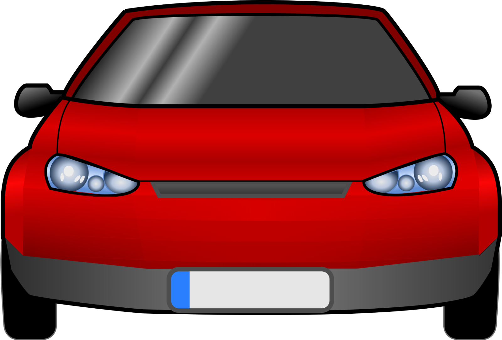 a red car clipart