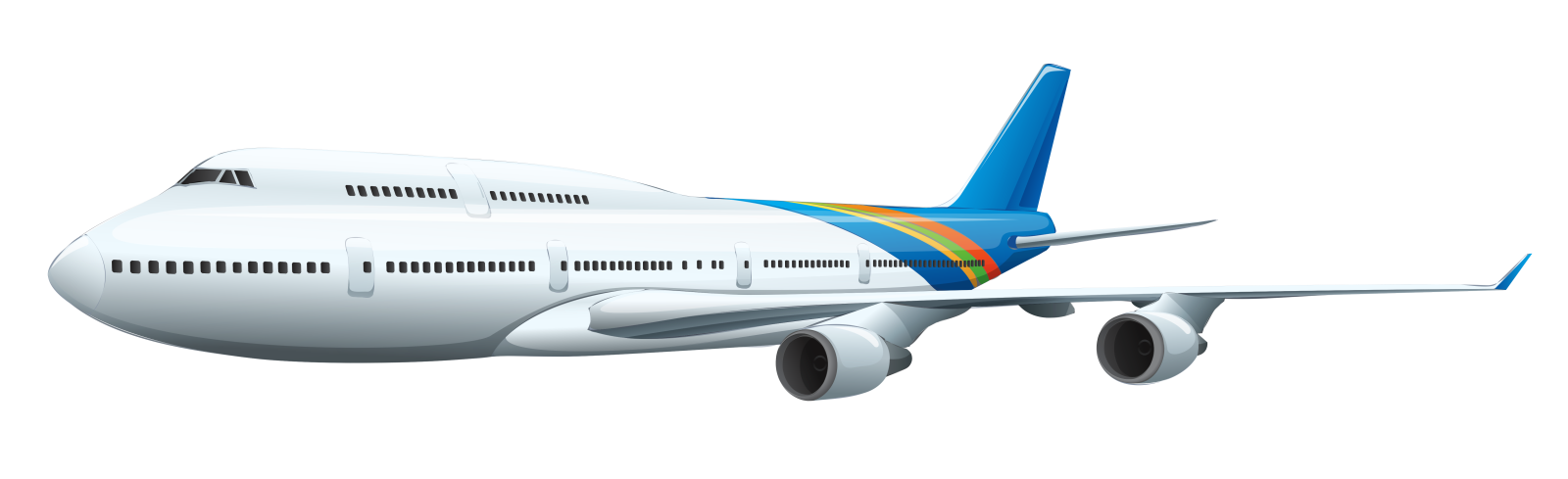 the plane is white