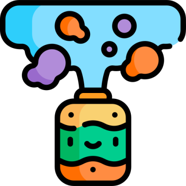 a bottle filled with liquid