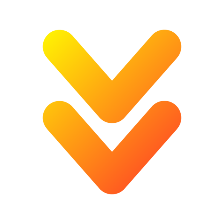 a yellow tick icon on a white background