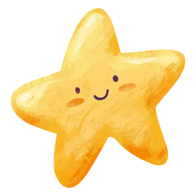 a yellow starfish on a white background