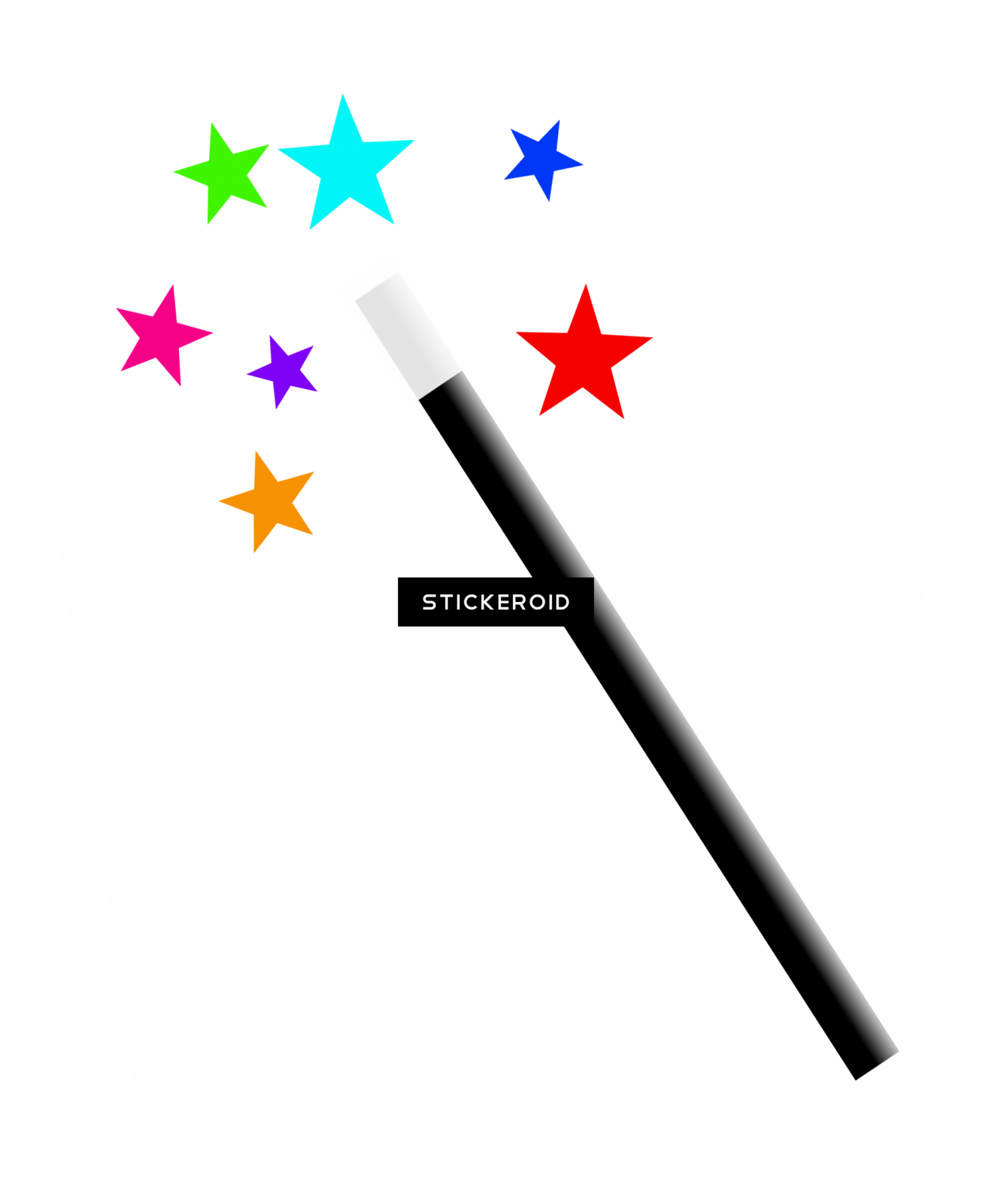 a pencil with stars coming out of it