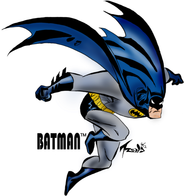 a drawing of the batman