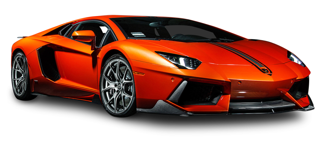 a red sports car on a white background
