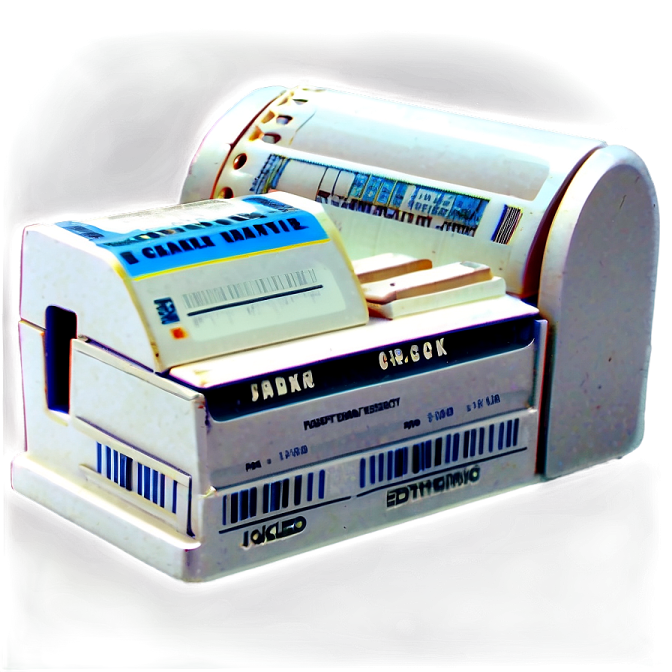 two white boxes with blue and white labels
