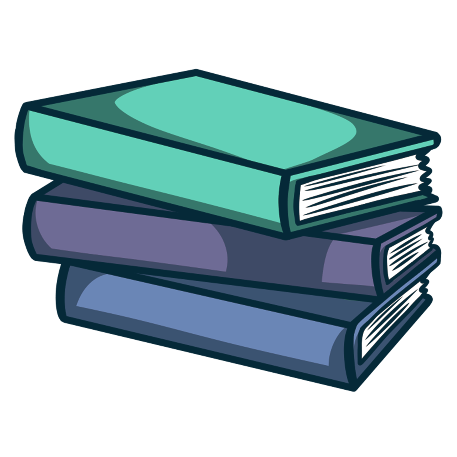 a stack of books