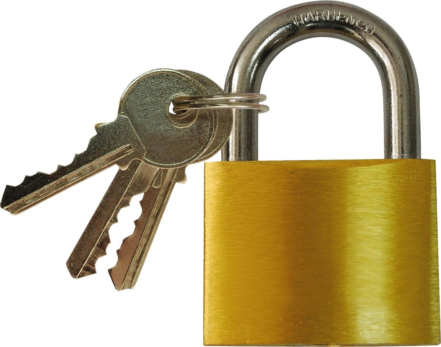 a padlock on a white background
