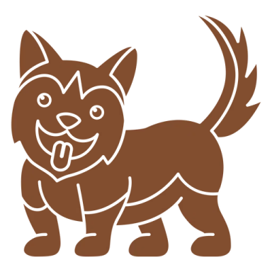 a brown cat with its mouth open
