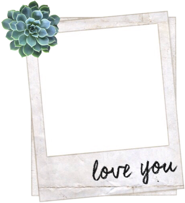 a picture frame with the word love you written on it