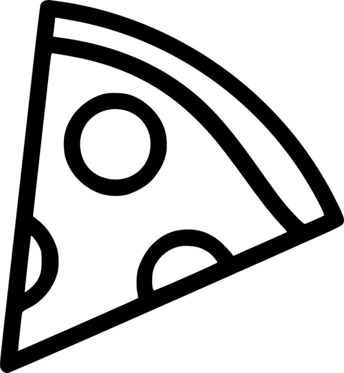 a slice of pizza icon