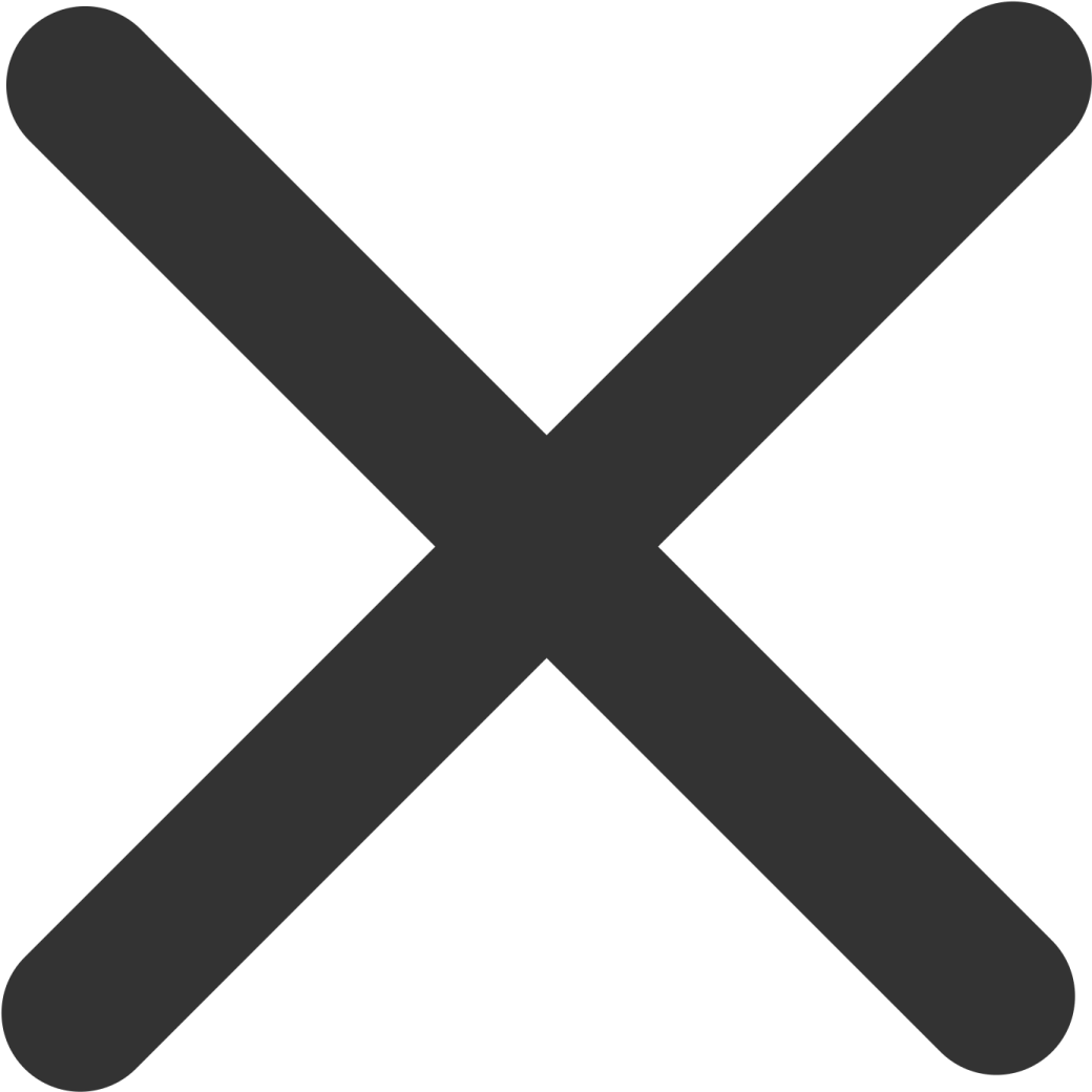 a black and white cross icon