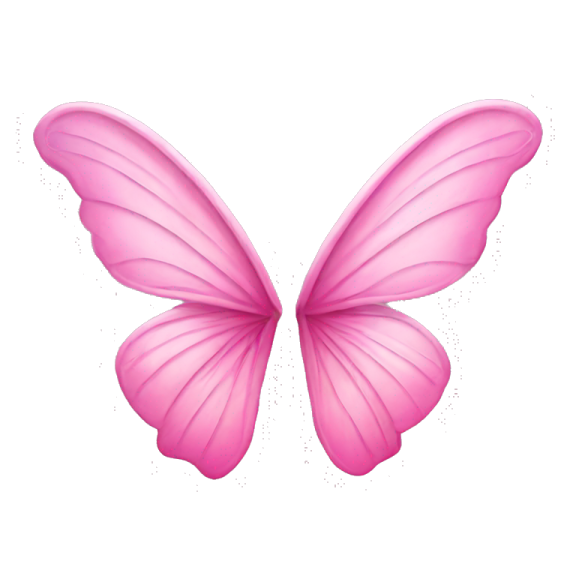 a pink butterfly on white background