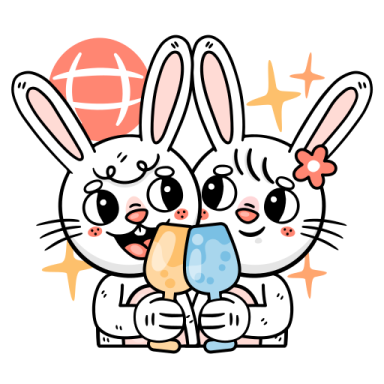 a couple of rabbits hugging each other rabbits