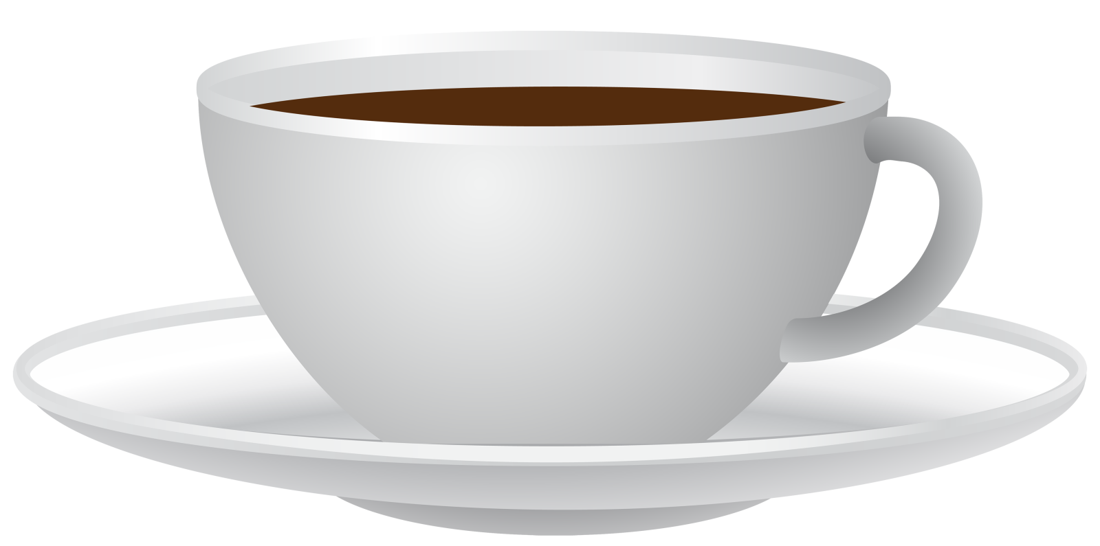 a cup of coffee on a saucer