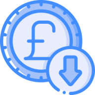 two coins with a coin icon in the middle