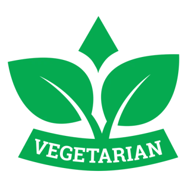 the logo for vegetarian