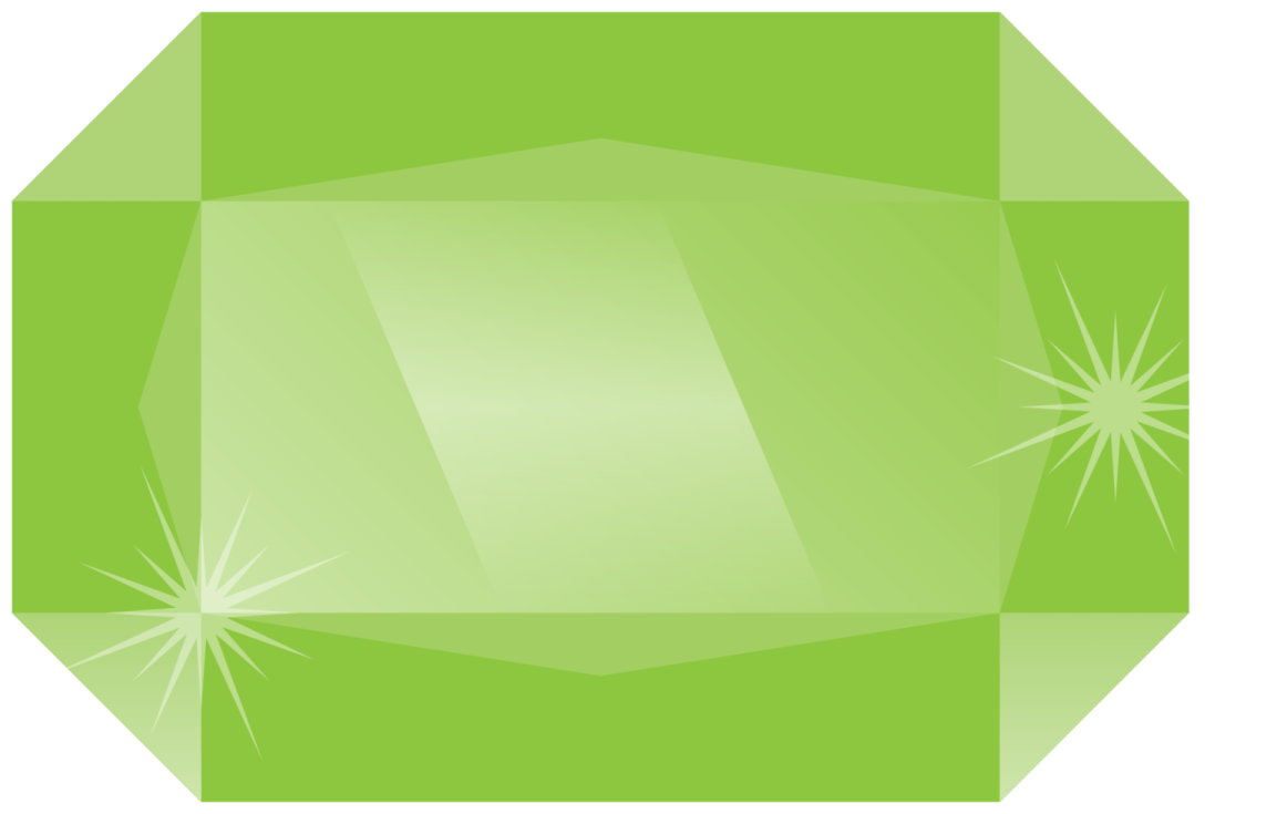 a green diamond