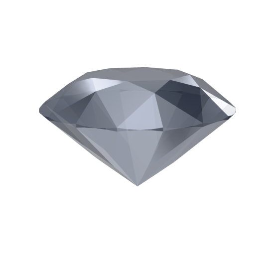 a diamond on a white background