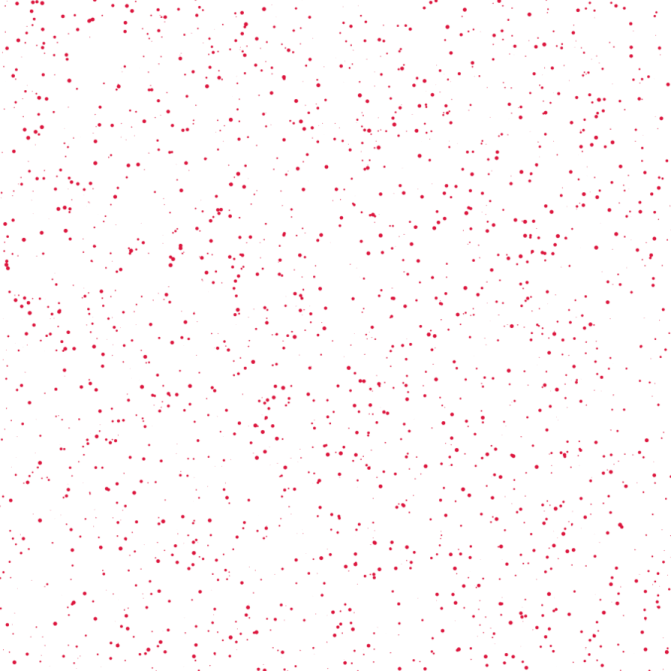 a white background with red dots