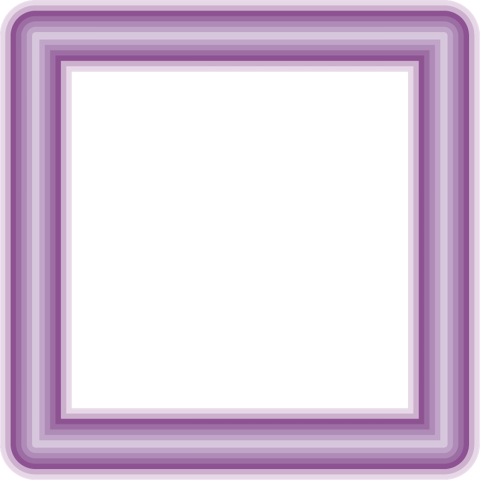 a purple frame on a white background