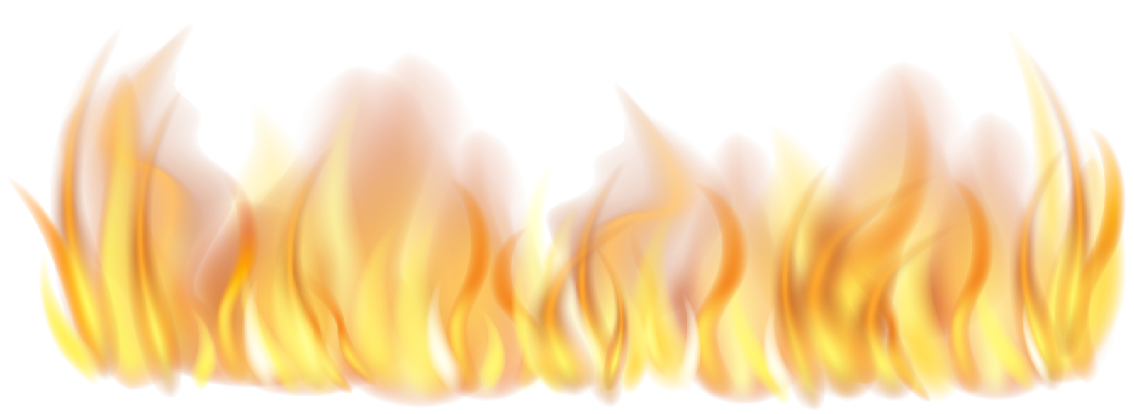fire flames on a white background