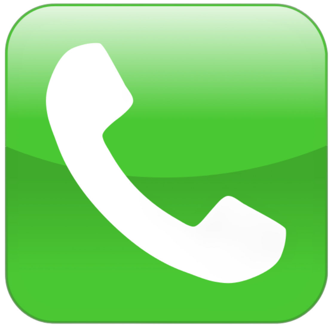 a green phone icon